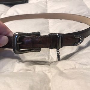 Brighton brown leather belt.